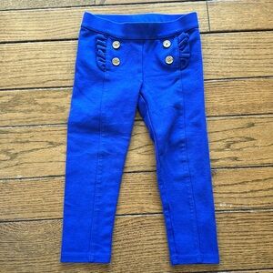 Janie & Jack blue leggings
